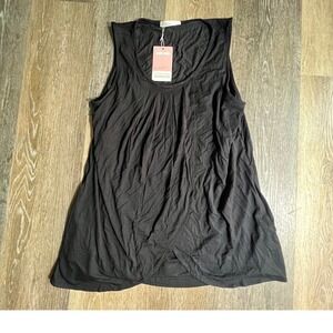PARNIXS Nursing Tank Top Women Large Pleated Sleeveless Breastfeeding Shirt
